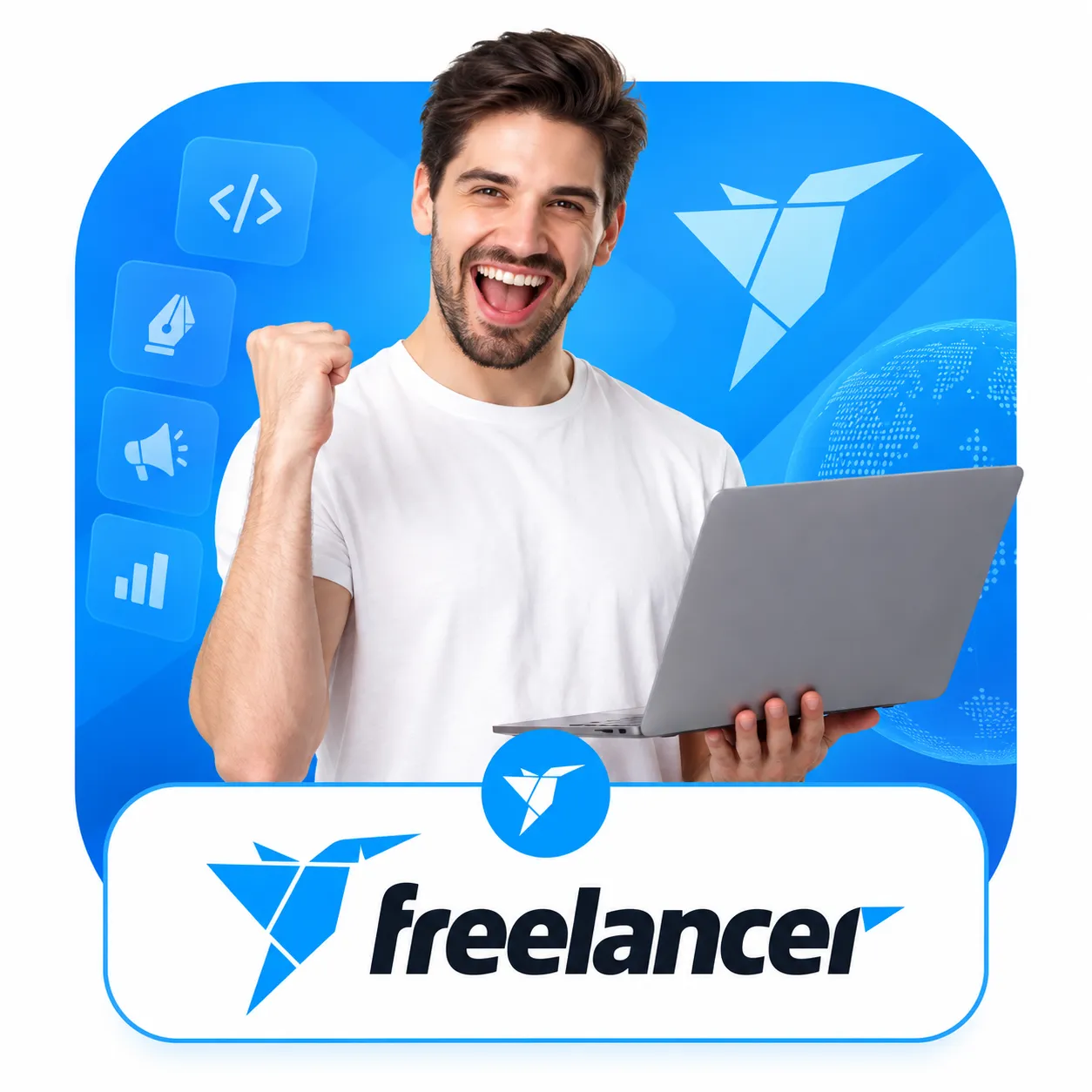 حساب فول وریفای فریلنسر freelancer.com