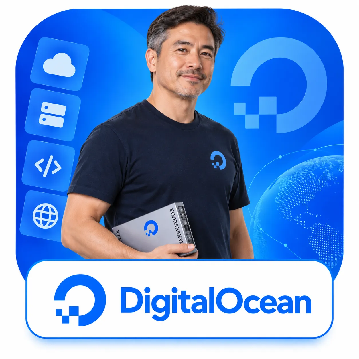 حساب فول وریفای دیتاسنتر دیجیتال اوشن (DigitalOcean)